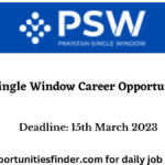 Pakistan Single Window Career Opportunities 2023