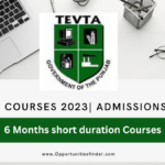 TEVTA Courses 2023 Admissions Open