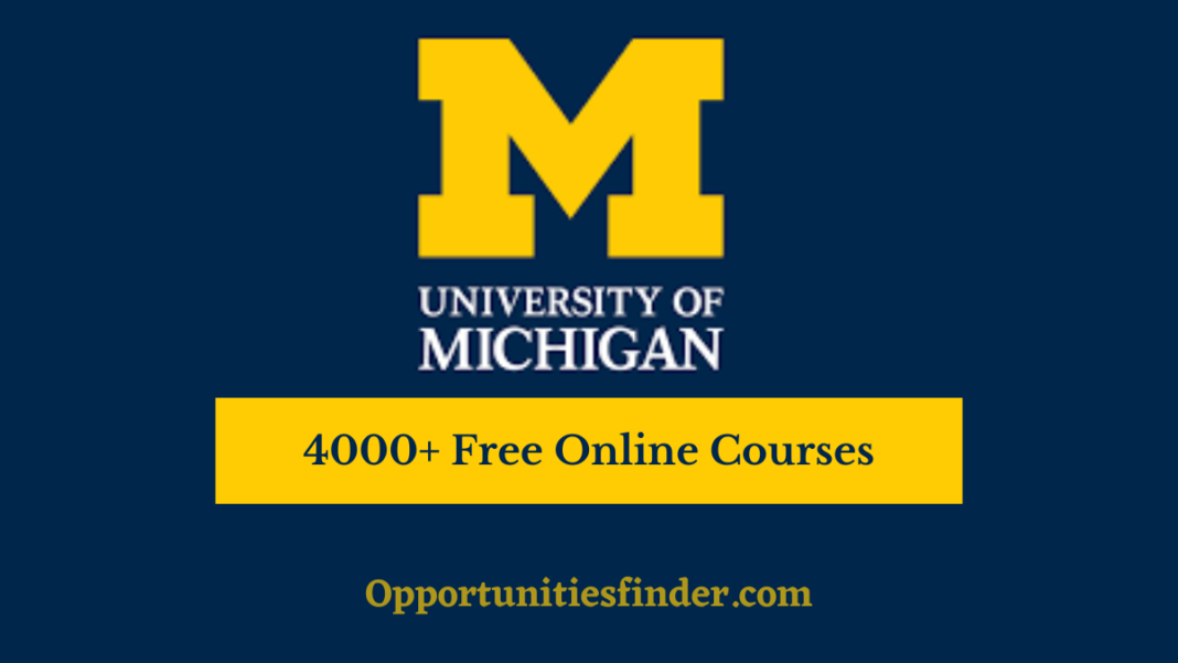 University of Michigan Free Online Courses 2023