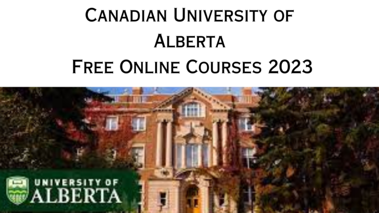 Canadian University of Alberta Free  Online Courses