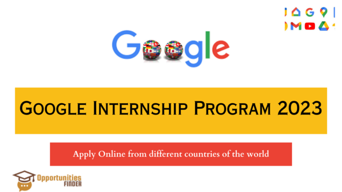 Google Internship Program 2023 - Opportunities Finder