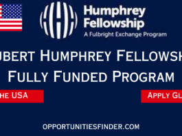 Hubert H Humphery Fellowship Fully funded Program