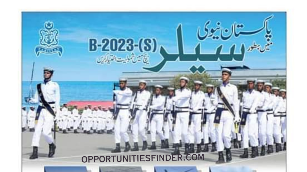 Join Pak Navy As Sailor| B-2023 (S) - Opportunities Finder