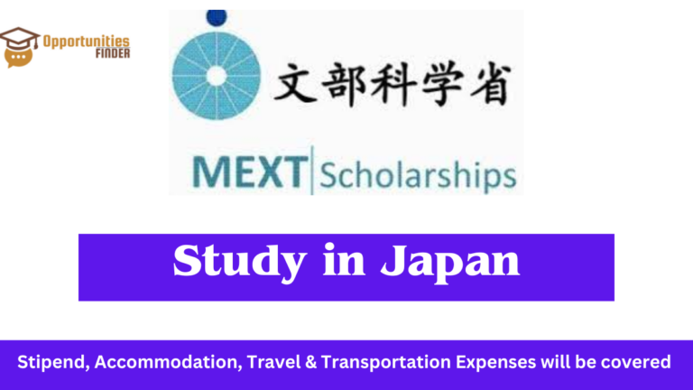 MEXT Scholarship in Japan 2025