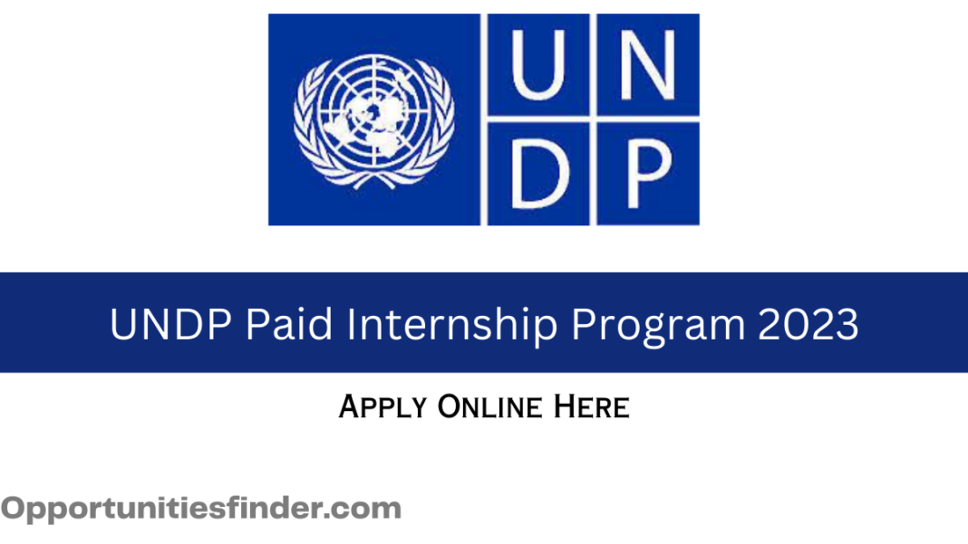 UNDP Paid Internship Program 2023