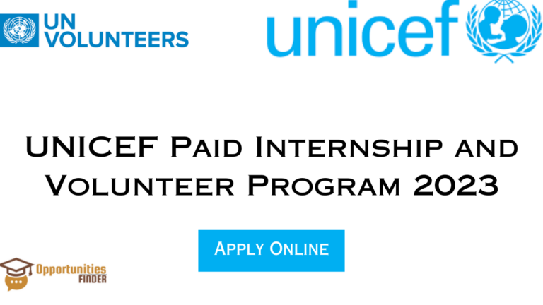 UNICEF Paid Internship Program 2024