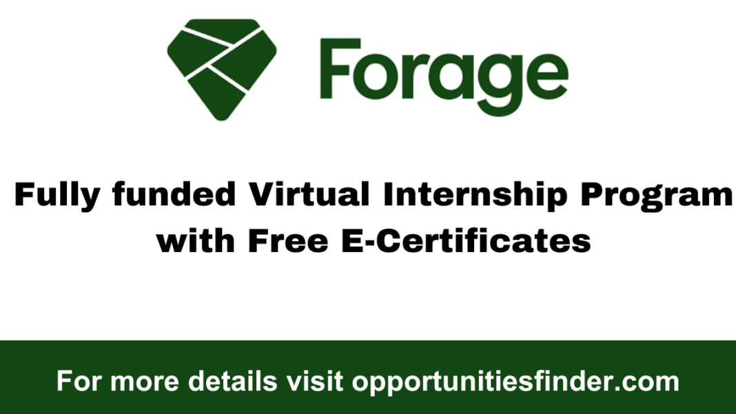 Forage fully funded internship