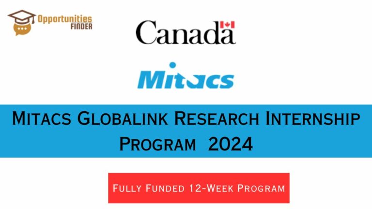 Fully funded Mitacs Globalink Research Internship Program in Canada 2024