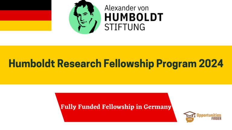 Humboldt Research Fellowship Program in Germany 2024