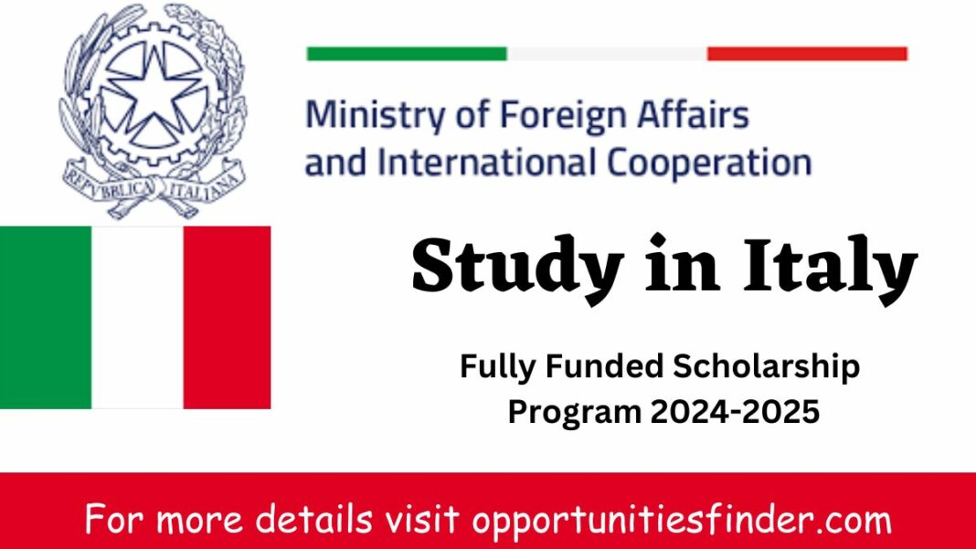 Study in Italy on Scholarships 2024-2025