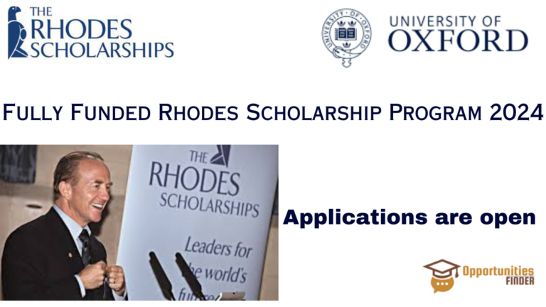 Rhodes Scholarship Program 2024