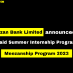 Meezan Bank Limited Summer Internship Program