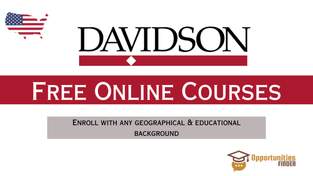 Davidson College of USA Free Online Courses Opportunities Finder