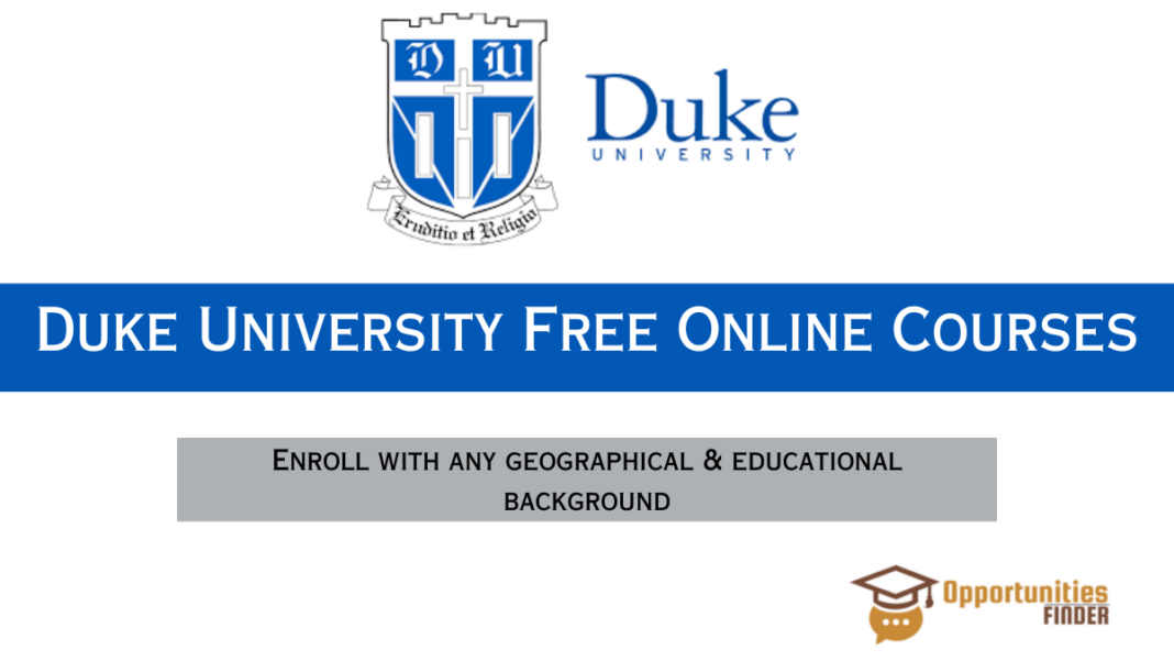 Duke University Free Online Courses