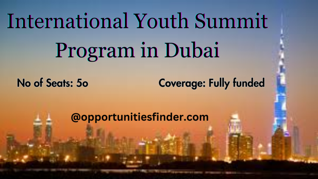 International Youth Summit Program in Dubai