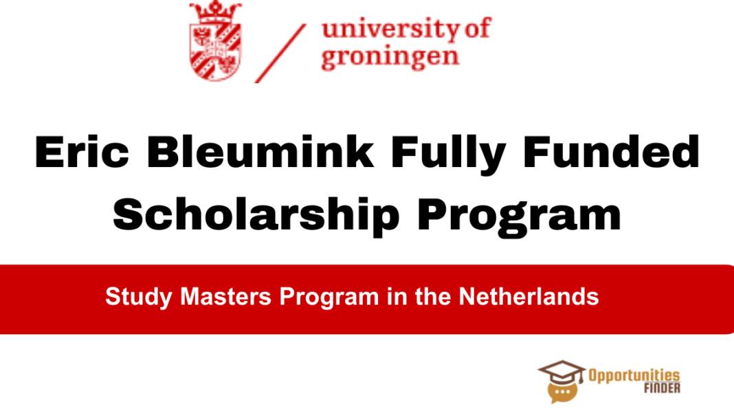 Eric Bleumink Fully Funded Scholarship Program