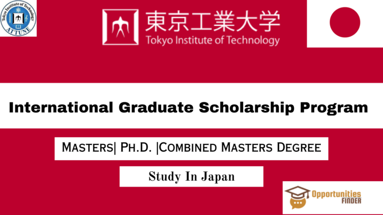 International Graduate Scholarship Program| Study in Japan 2023-2024