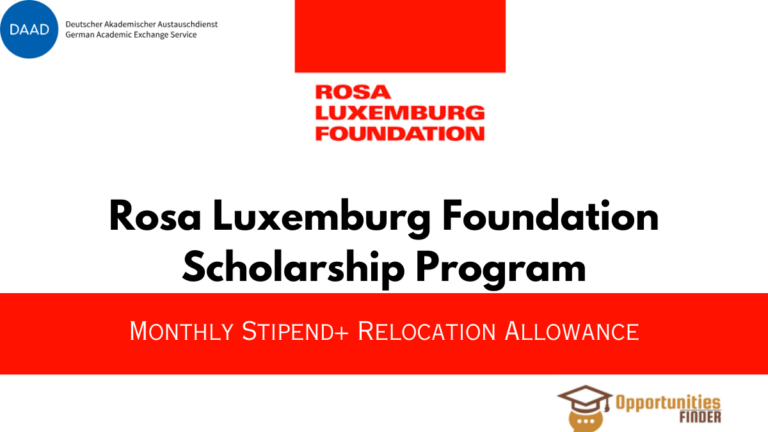 Rosa Luxemburg Foundation Scholarship Program| Study in Germany