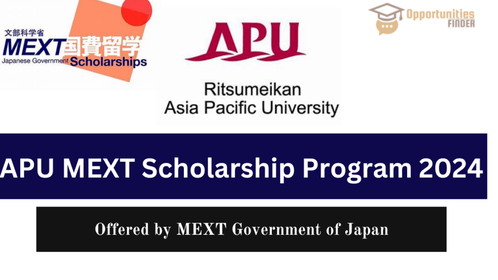 APU MEXT Scholarship Program 2024 Scholarships by the Government of