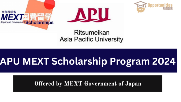 APU MEXT Scholarship Program 2024| Scholarships by the Government of Japan