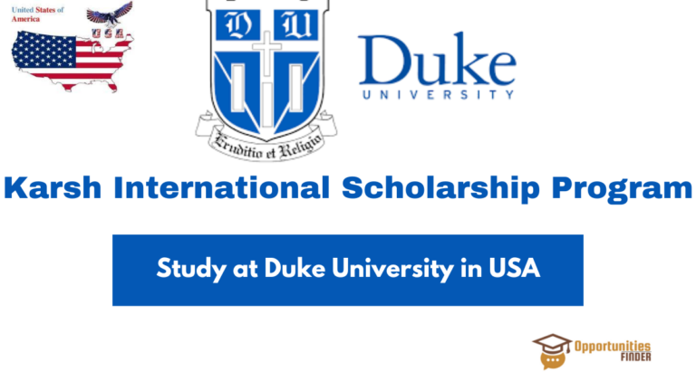 Duke University Scholarship Program in USA