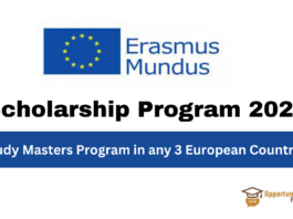 Erasmus Mundus FullyFunded Scholarship Program