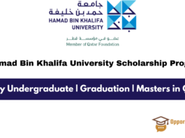 Hammad Bin Khalifa University Scholarship Program in Qatar