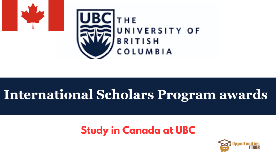 International Scholars Program awards Study in Canada at UBC