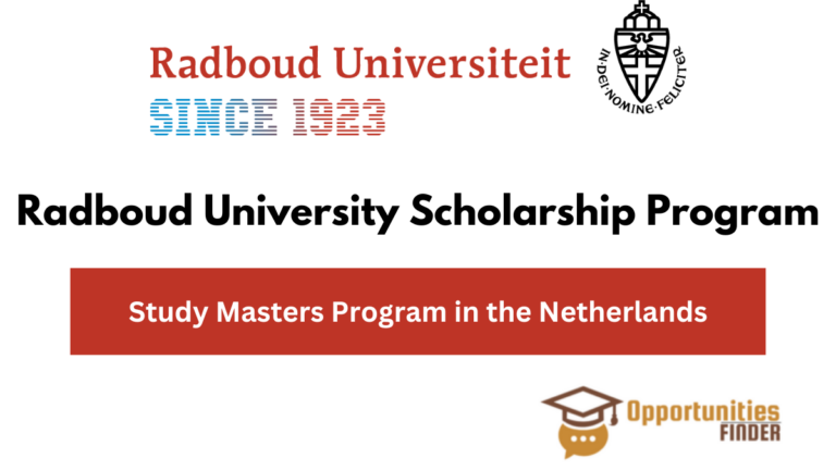 Radboud University Scholarship Program| Study in Netherlands