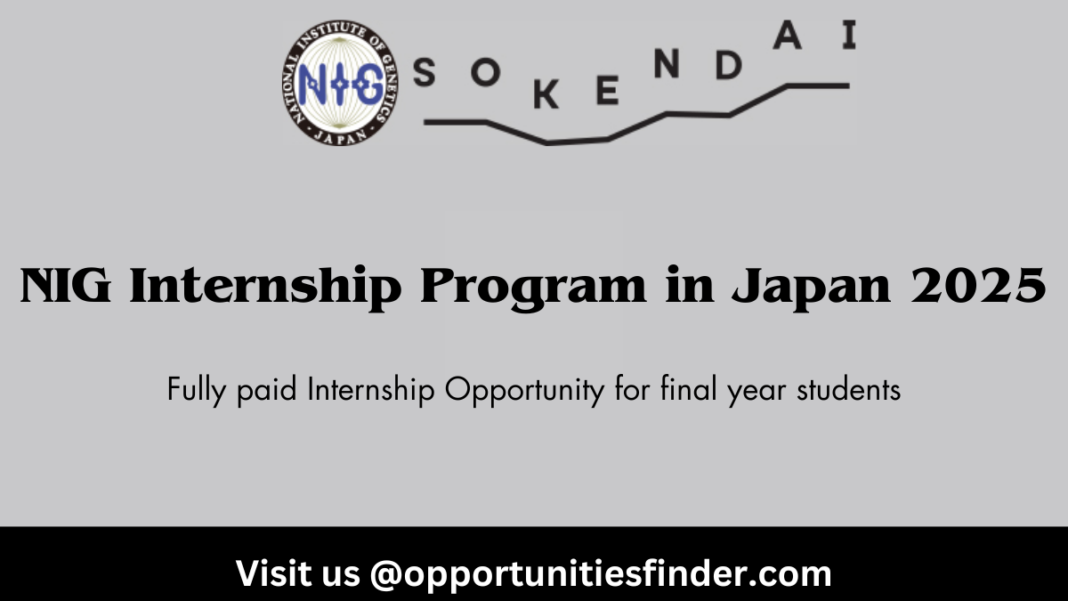 NIG Internship Program in Japan