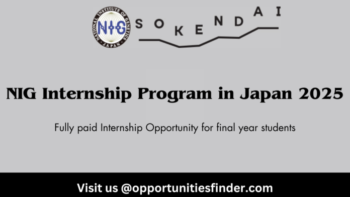 NIG Internship Program in Japan