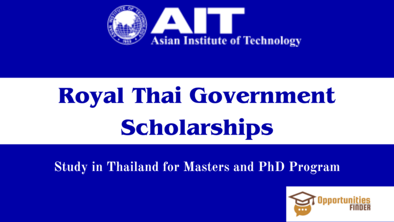 Royal Thai Government Scholarships| AIT Scholarships in Thailand