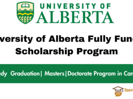 University of Alberta Fully Funded Scholarship Program