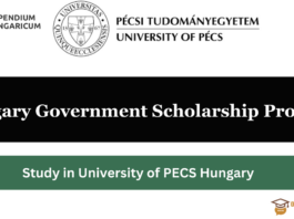 University of PECS Scholarship Program