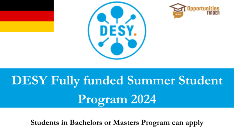 DESY Summer Student Program 2024 in Germany