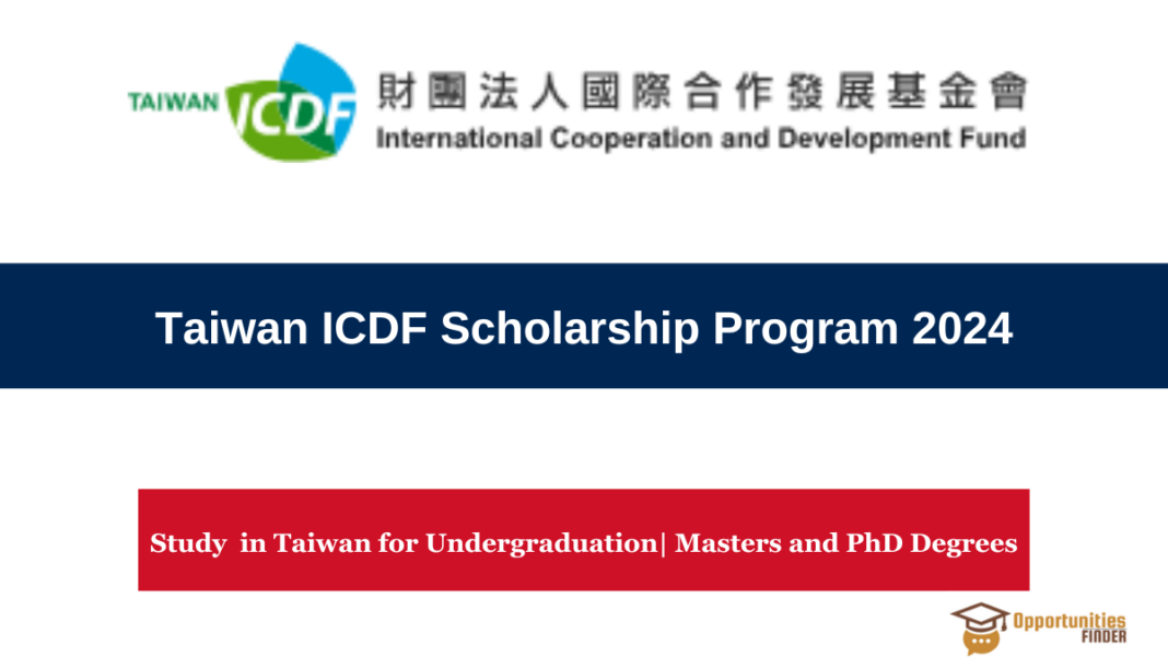 Taiwan ICDF Scholarship Program 2024