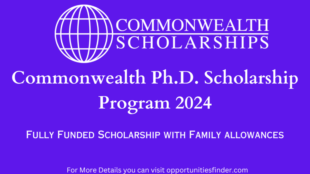 Commonwealth Ph.D. Scholarship Program 2024