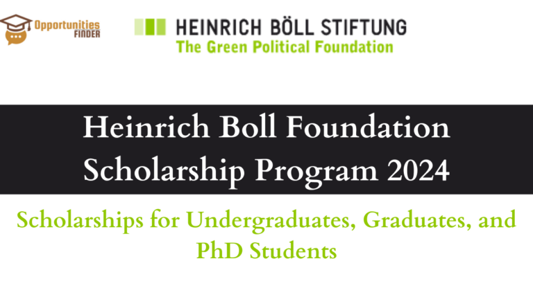 Heinrich Boll Foundation Scholarship Program 2024