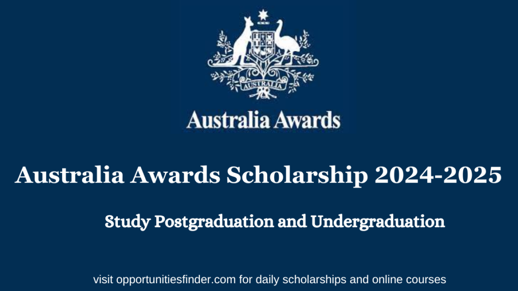 Australia Awards Scholarship 2024-2025
