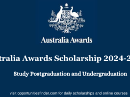 Australia Awards Scholarship 2024-2025