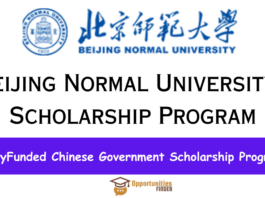 Beijing Normal University Scholarship Program