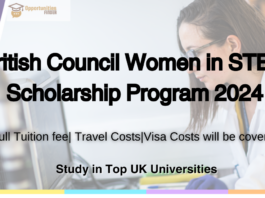 British Council Women in STEM Scholarship Program 2024