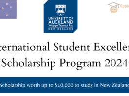 International Student Excellence Scholarship Program 2024