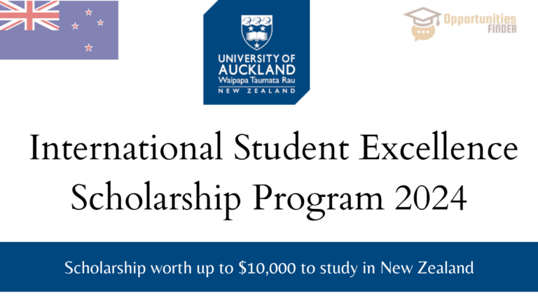 University of Auckland International Student Excellence Scholarship Program 2025