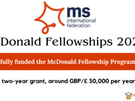 MSIF McDonald Fellowship Program 2024