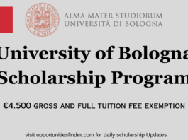 University of Bologna Scholarship Program