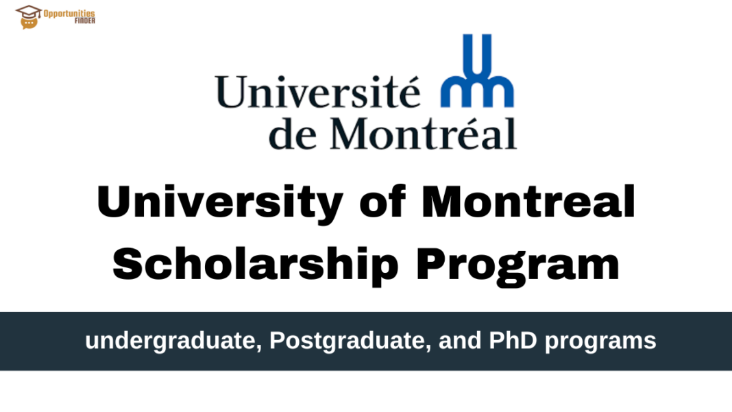 University of Montreal Scholarship Program