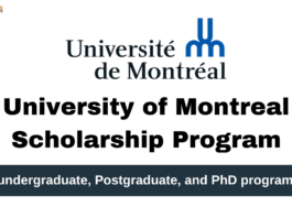 University of Montreal Scholarship Program