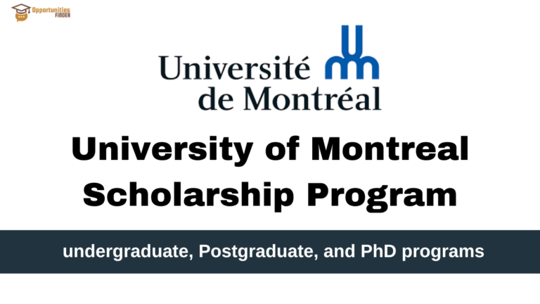 University of Montreal Scholarship Program| Study in Canada