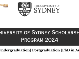 University of Sydney Scholarship Program 2024